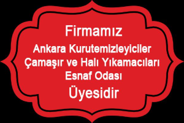 Ankara Kurutemizleyiciler Çamaşır ve Halı Yıkamacıları Esnaf Odası Üyesidir